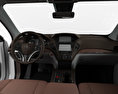 Acura MDX Sport híbrido com interior 2020 Modelo 3d dashboard