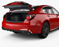 Acura RLX Sport 하이브리드 SH-AWD 인테리어 가 있는 2019 3D 모델 