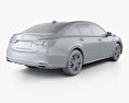 Acura RLX Sport Hybrid SH-AWD mit Innenraum 2019 3D-Modell