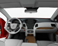 Acura RLX Sport ハイブリッ SH-AWD HQインテリアと 2019 3Dモデル dashboard