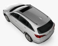 Acura RDX RU-spec 2018 3D-Modell Draufsicht