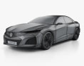 Acura Type-S 2020 3D模型 wire render