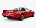 Acura NSX 2005 3d model back view