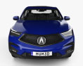 Acura RDX A-spec 2022 3D 모델  front view