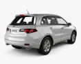 Acura RDX 2010 3D 모델  back view