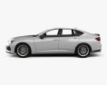 Acura TLX Type S 2023 3d model side view