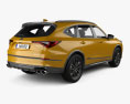 Acura MDX Type S US-spec 2024 3D模型 后视图