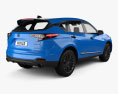 Acura RDX A-spec PMC Edition 2024 3d model back view