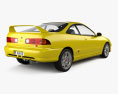 Acura Integra Type-R 2001 3D 모델  back view