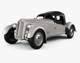 3D model of Adler Trumpf Junior Sport Roadster 1935