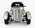 Adler Trumpf Junior Sport Roadster 1935 Modèle 3d vue frontale