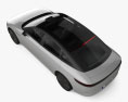 Afeela EV Sedan 2024 3D-Modell Draufsicht