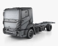 Agrale 10000 底盘驾驶室卡车 2015 3D模型 wire render