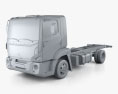 Agrale 10000 Chassis Truck 2015 3d model clay render