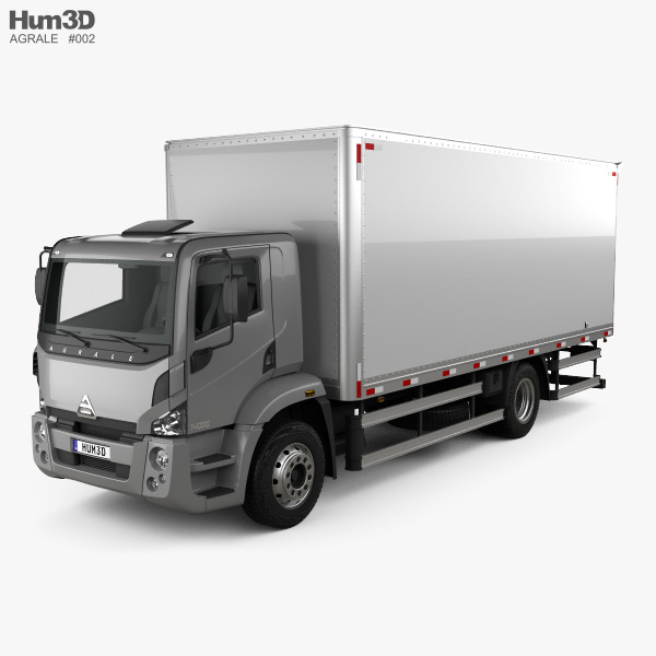 Agrale 14000 Box Truck 2012 3D model