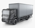 Agrale 14000 箱型トラック 2015 3Dモデル wire render