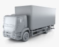 Agrale 14000 箱型トラック 2015 3Dモデル clay render