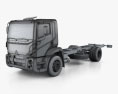Agrale 14000 Chassis Truck 2015 3d model wire render
