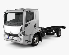 3D model of Agrale 6500 Chassis Truck 2015