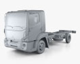 Agrale 6500 Fahrgestell LKW 2015 3D-Modell clay render