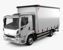 3D model of Agrale 8700 Box Truck 2015