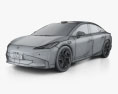 Aion Hyper GT 2024 3d model wire render