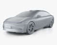 Aion Hyper GT 2024 3D 모델  clay render