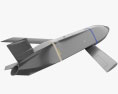 AGM-158C LRASM Modelo 3D vista trasera