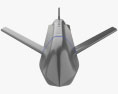 AGM-158C LRASM 3d model front view