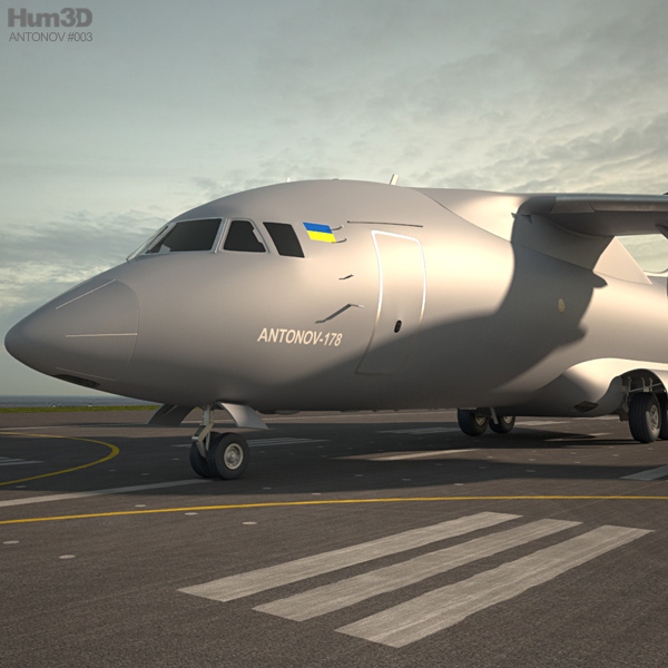 Antonov An-178 3D model