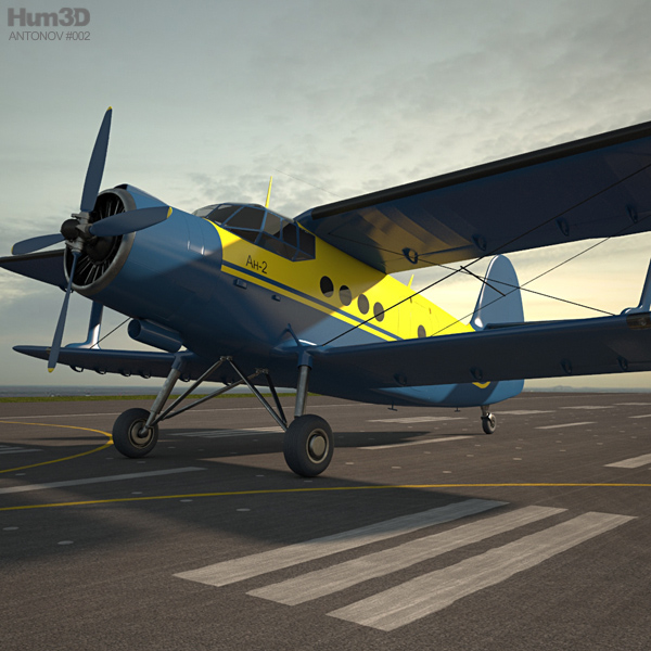 Antonov An-2 3D model