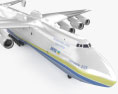 Ан-225 Мрія з детальним інтер'єром 3D модель