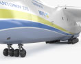 Antonow An-225 Mrija mit Innenraum 3D-Modell