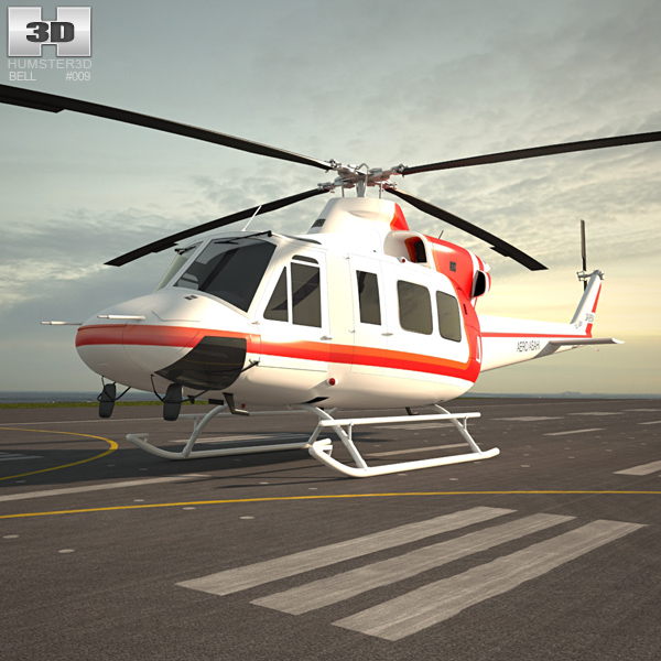 Bell 412 3D model