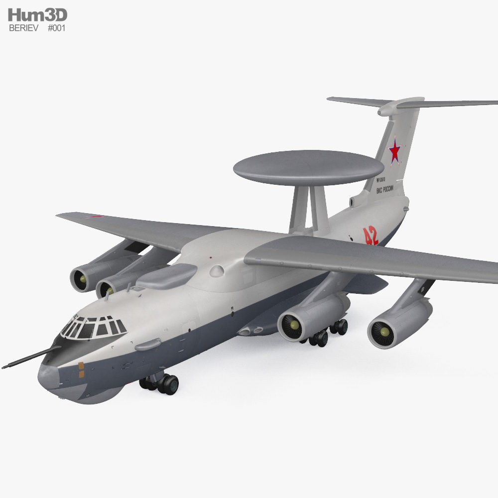 Beriev A-50U 3D model
