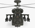 Boeing AH-64 D Apache con interior Modelo 3D