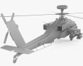 Boeing AH-64 D Apache インテリアと 3Dモデル