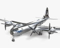 Boeing B-29 Superfortress з детальним інтер'єром 3D модель