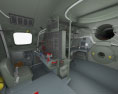 Boeing B-29 Superfortress with HQ interior 3d model