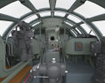 Boeing B-29 Superfortress con interior Modelo 3D