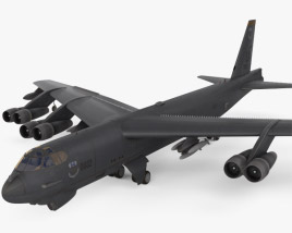 Boeing B-52 Stratofortress Modelo 3D