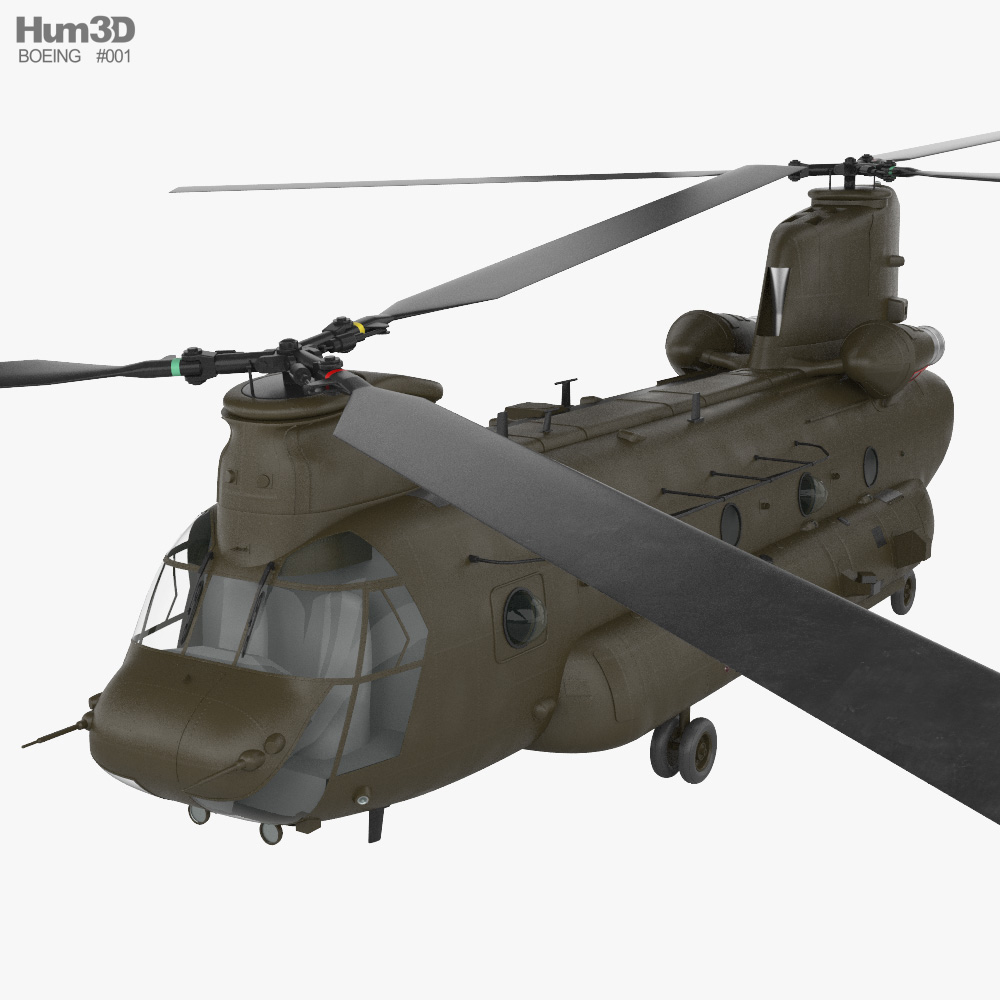 Boeing CH-47 Chinook 3D model