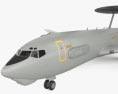 E-3空中預警機 3D模型