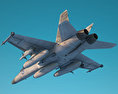 McDonnell Douglas F/A-18 Hornet 3d model