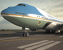3D model of Boeing VC-25 Air Force One