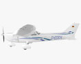 Cessna 172 Skyhawk 带内饰 3D模型