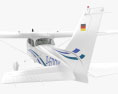 Cessna 172 Skyhawk インテリアと 3Dモデル
