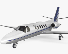 Cessna Citation II Modelo 3D