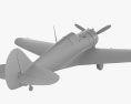 Curtiss P-36 Hawk 3D модель