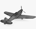 Curtiss P-40 Warhawk 3d model
